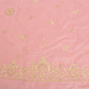 Sanskriti Vintage Long Skirt 100% Pure Silk Pink Hand Beaded Unstitched Lehenga