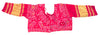 Sanskriti Vintage Pink Pure Cotton Skirt Choli Dupatta Set Bandhani Hand Painted
