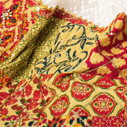 Sanskriti New White Georgette Skirt Choli Dupatta Set Hand Embroidery Chikankari