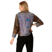 Load image into Gallery viewer, Limited Edition Sanskriti India Short Blazer Upcycled Jacket Free Size
