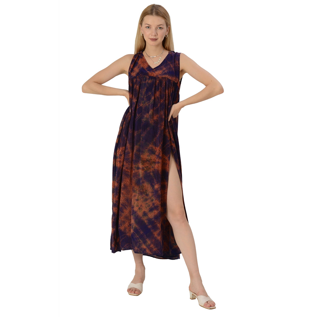 Limited Edition Sanskriti India Hooded Slit Dress Upcycled Pure Crepe Silk Sari
