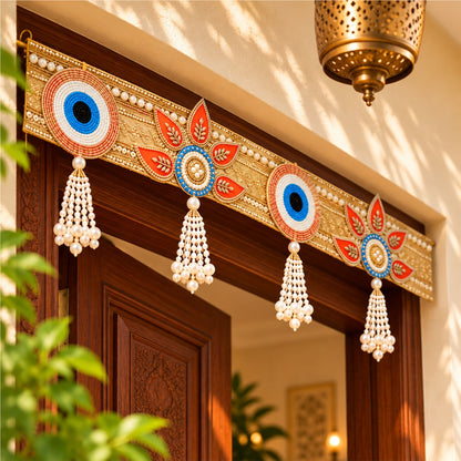 Sanskriti Handcrafed Door/Wall Hanging 1pc Reusable Diwali Deco Bandanwar Toran