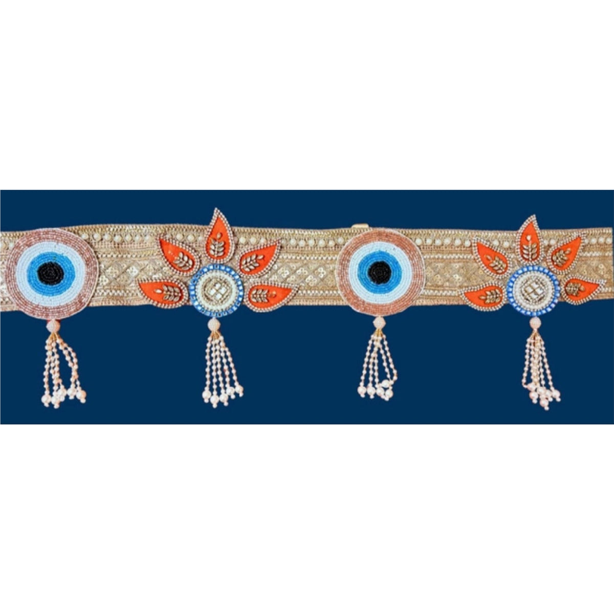 Sanskriti Handcrafed Door/Wall Hanging 1pc Reusable Diwali Deco Bandanwar Toran