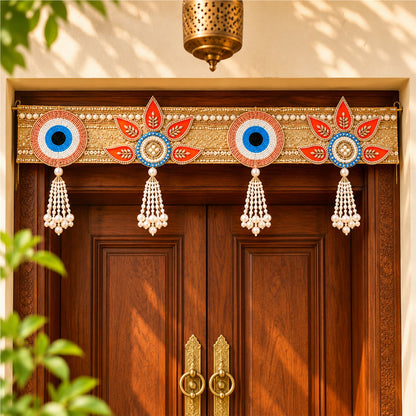 Sanskriti Handcrafed Door/Wall Hanging 1pc Reusable Diwali Deco Bandanwar Toran