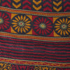 Sanskriti Vintage Soft Dark Red Saree Pure Woolen Floral Print Sari 6+YD Fabric