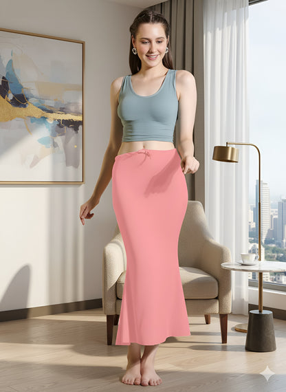 Sanskriti Vintage Women Cotton Blended Saree Shapewear Regular Petticoat