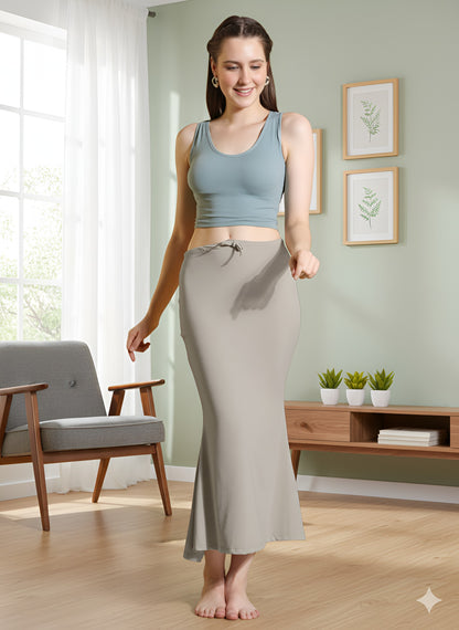 Sanskriti Vintage Women Cotton Blended Saree Shapewear Regular Petticoat