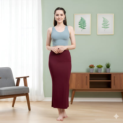 Sanskriti Vintage Women Cotton Blended Saree Shapewear Regular Petticoat