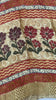 Sanskriti Vintage Multi Sarees Pure Georgette Silk Printed Sari 5yd Craft Fabric