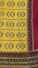 Sanskriti Vintage Sarees Indian Yellow Pure Cotton Print Sari 5+yd Craft Fabric