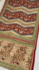 Sanskriti Vintage Sarees Brown & Red Pure Cotton Printed Sari 5+yd Craft Fabric