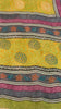 Sanskriti Vintage Yellow Sarees Pure Georgette Silk Printed Sari Craft Fabric