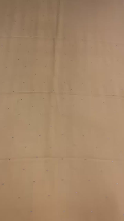 Sanskriti Vintage Antique Orange Saree Art Silk Hand Embroidery Sustainable Fabric Premium Sari