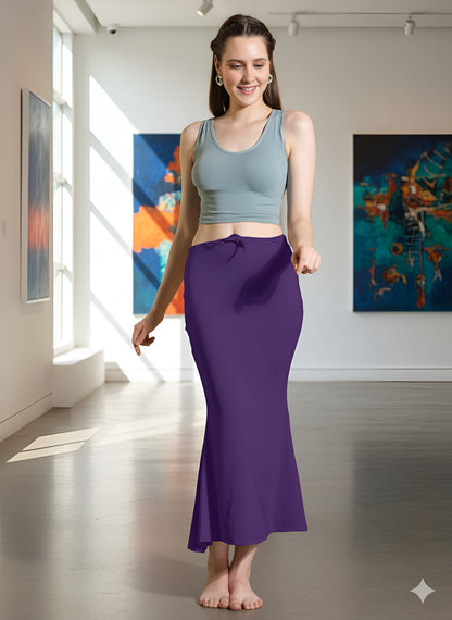 Sanskriti Vintage Women Cotton Blended Saree Shapewear Regular Petticoat