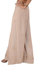 Load image into Gallery viewer, Sanskriti  Rayon Embroidered Aladdin Pant, One Size, Cream_
