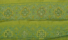 Load image into Gallery viewer, Antique Vintage Saree Border Hand Embroidered Craft Trims Lace 2.5&quot;W + 1 Yard
