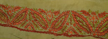 Load image into Gallery viewer, Antique Vintage Saree Border Hand Embroidered Indian Trims Lace 1.5&quot;W +1 Yard

