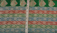Load image into Gallery viewer, Antique Vintage Saree Border Woven Brocade Indian Craft Trims Lace 8&quot;W +1 Yard
