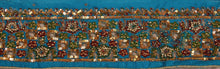 Load image into Gallery viewer, Antique Vintage Saree Border Hand Beaded Indian Craft Trims Lace 3.2&quot;W +1 Yard
