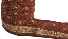 Load image into Gallery viewer, Antique Vintage Saree Border Hand Embroidered Craft Trims Lace 2.5&quot;W +1 Yard
