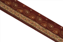 Load image into Gallery viewer, Antique Vintage Saree Border Hand Embroidered Craft Trims Lace 2.5&quot;W +1 Yard
