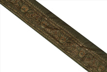 Load image into Gallery viewer, Antique Vintage Saree Border Hand Embroidered Craft Trims Lace 2.5&quot;W +1 Yard
