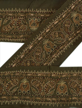 Load image into Gallery viewer, Antique Vintage Saree Border Hand Embroidered Craft Trims Lace 2.5&quot;W +1 Yard
