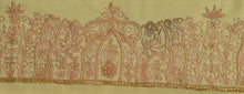 Load image into Gallery viewer, Antique Vintage Saree Border Hand Beaded Indian Craft Trims Lace 3&quot;W +1 Yard
