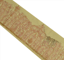 Load image into Gallery viewer, Antique Vintage Saree Border Hand Beaded Indian Craft Trims Lace 3&quot;W +1 Yard
