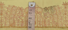 Load image into Gallery viewer, Antique Vintage Saree Border Hand Beaded Indian Craft Trims Lace 3&quot;W +1 Yard
