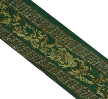 Load image into Gallery viewer, Antique Vintage Saree Border Hand Embroidered Craft Trims Lace 3.5&quot;W +1 Yard

