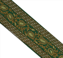 Load image into Gallery viewer, Antique Vintage Saree Border Hand Embroidered Craft Trims Lace 3.5&quot;W +1 Yard
