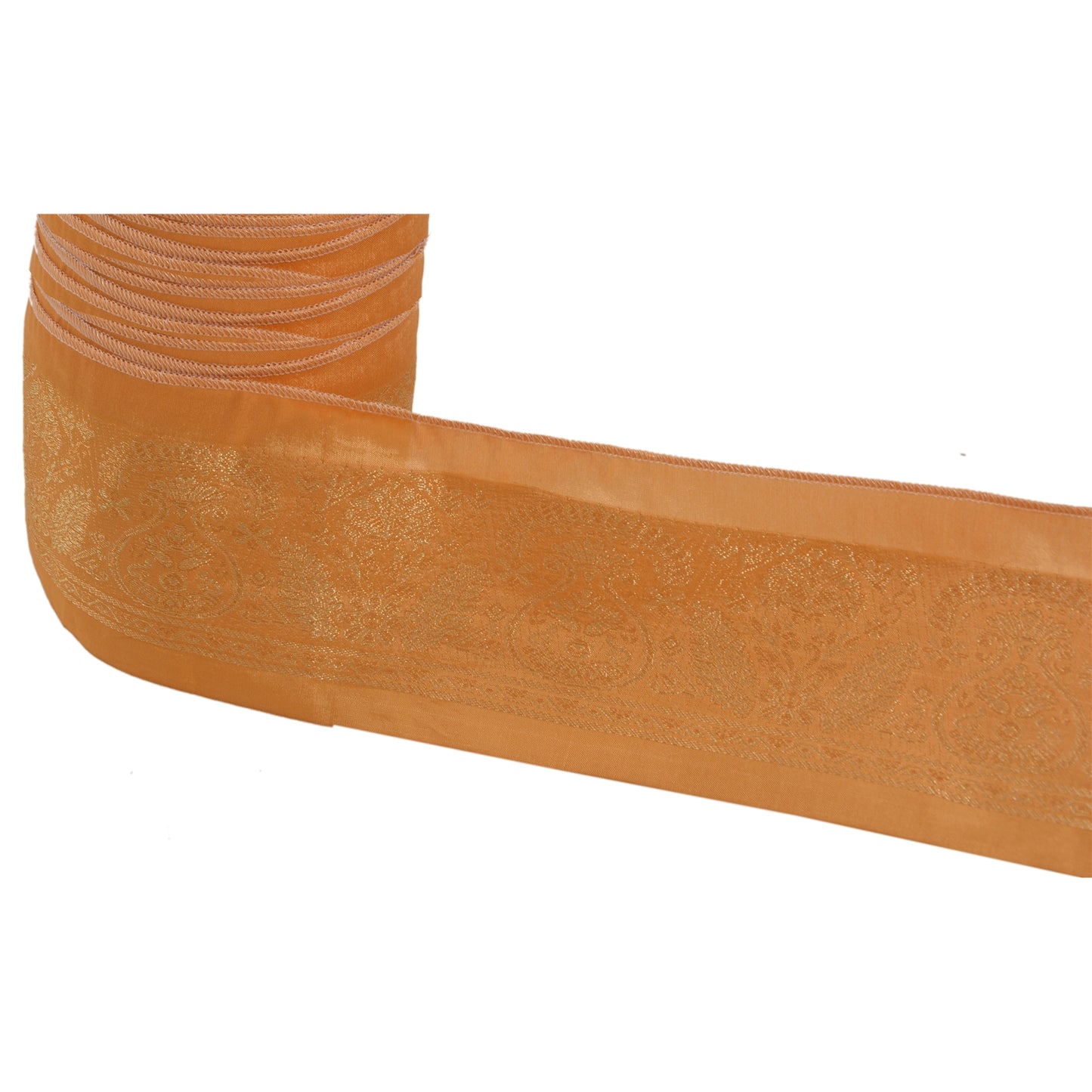 Sanskriti Vintage 1 Yd Trim Sari Border Woven Brocade Craft Sewing 2.5"W Lace