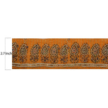 Load image into Gallery viewer, Sanskriti Vintage 6 YD Sari Border Hand Beaded Woven Trim Sewing Craft Lace
