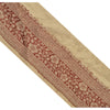 Sanskriti Vintage 1 Yd Sari Border Woven Indian Trim Sewing Cream Craft Lace