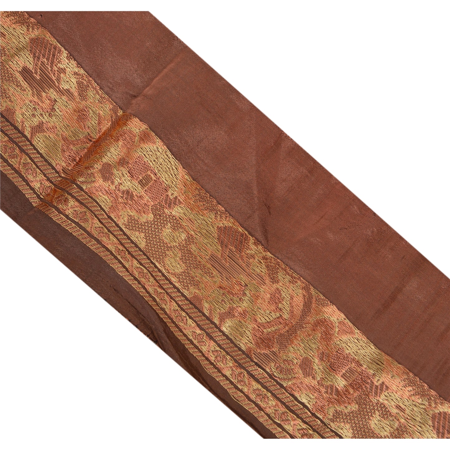 Sanskriti Vintage 1 Yd Sari Border Woven Baluchari Trim Sewing 2"W Craft Lace