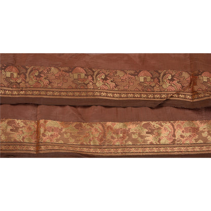 Sanskriti Vintage 1 Yd Sari Border Woven Baluchari Trim Sewing 2"W Craft Lace