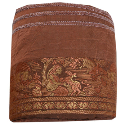 Sanskriti Vintage 1 Yd Sari Border Woven Baluchari Trim Sewing 2"W Craft Lace