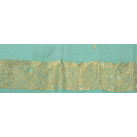 Sanskriti Vintage 1 Yd Trim Sari Border Vævet Brokade Håndværk Syning 3"W Blonde