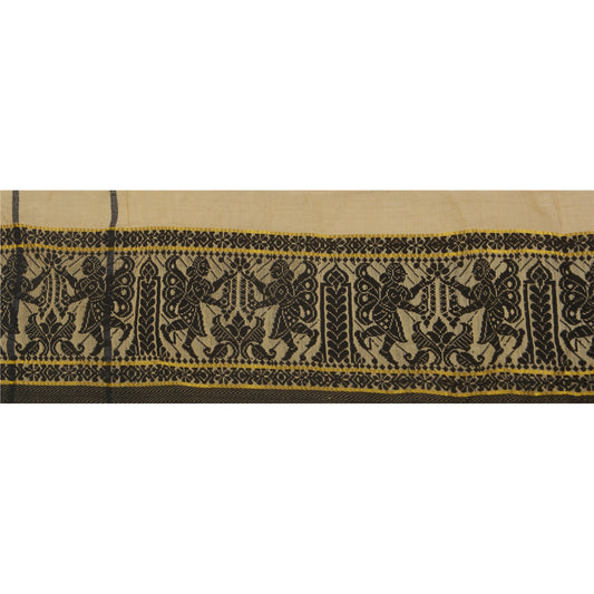 Sanskriti Vintage 1 Yd Sari Border Woven Baluchari Trim Sewing 3"W Craft Lace