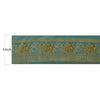 Sanskriti Vintage 1 Yd Sari Border Woven Trim Sewing Green Craft Indian Lace