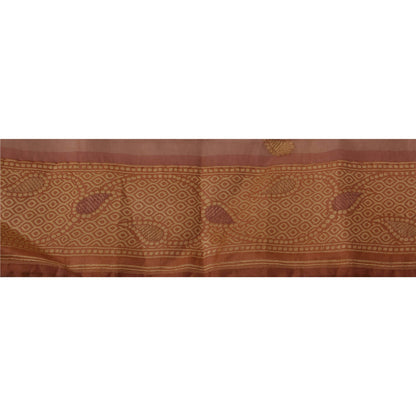 Sanskriti Vintage 1 Yd Sari Border Woven Trim Sewing Peach Craft Zari Work Lace