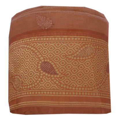 Sanskriti Vintage 1 Yd Sari Border Woven Trim Sewing Peach Craft Zari Work Lace