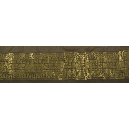 Санскрити Винтаж 1 ярд отделка сари кайма тканая парча рукоделие шитье зари кружево