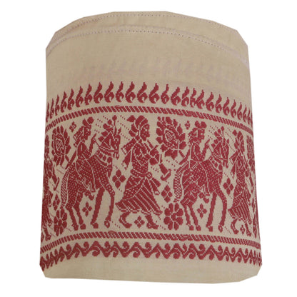 Sanskriti Vintage 1 Yd Sari Border Woven Baluchari Trim Sewing 3.2"W Craft Lace