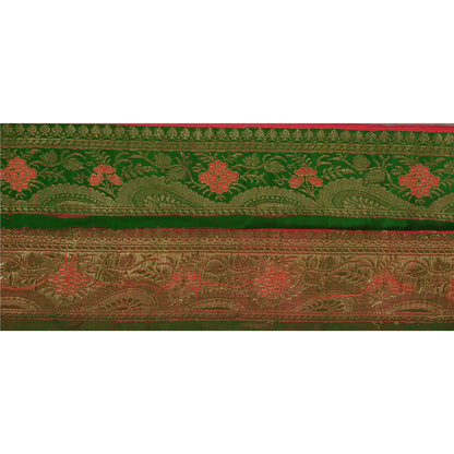 Sanskriti Vintage 1 Yd Trim Sari Border 2"W Woven Brocade Craft Sewing Lace