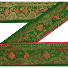 Load image into Gallery viewer, Sanskriti Vintage 5 YD Trim Sari Border 2&quot;W Woven Brocade Craft Sewing Lace
