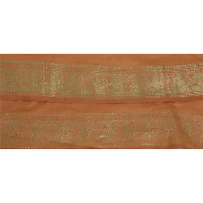 Sanskriti Vintage 1 Yd Sari Border 2.7"W Brocade Craft Sewing Mythological Lace