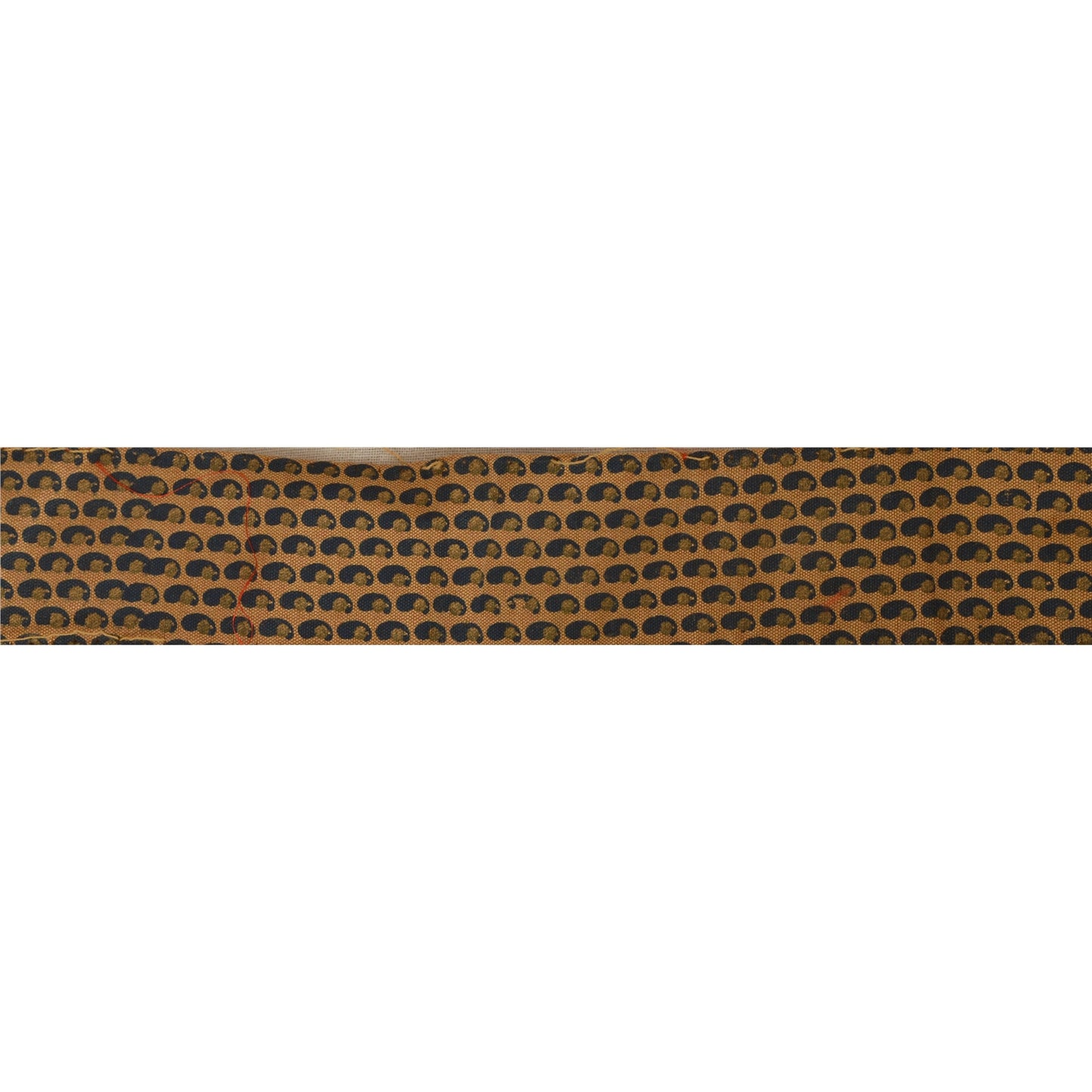 Sanskriti Vintage Sari Border 1 Yd Craft Brown Trim Printed Sewing Ribbon Lace