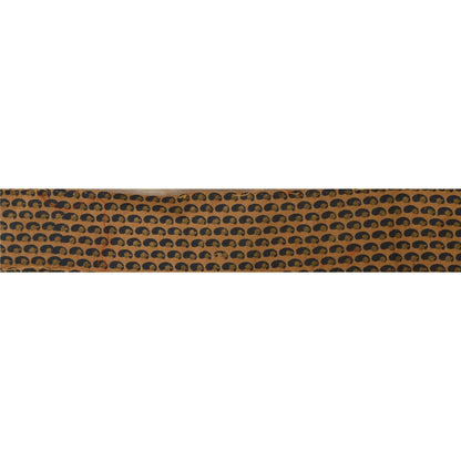 Sanskriti Vintage Sari Border 1 Yd Craft Brown Trim Printed Sewing Ribbon Lace